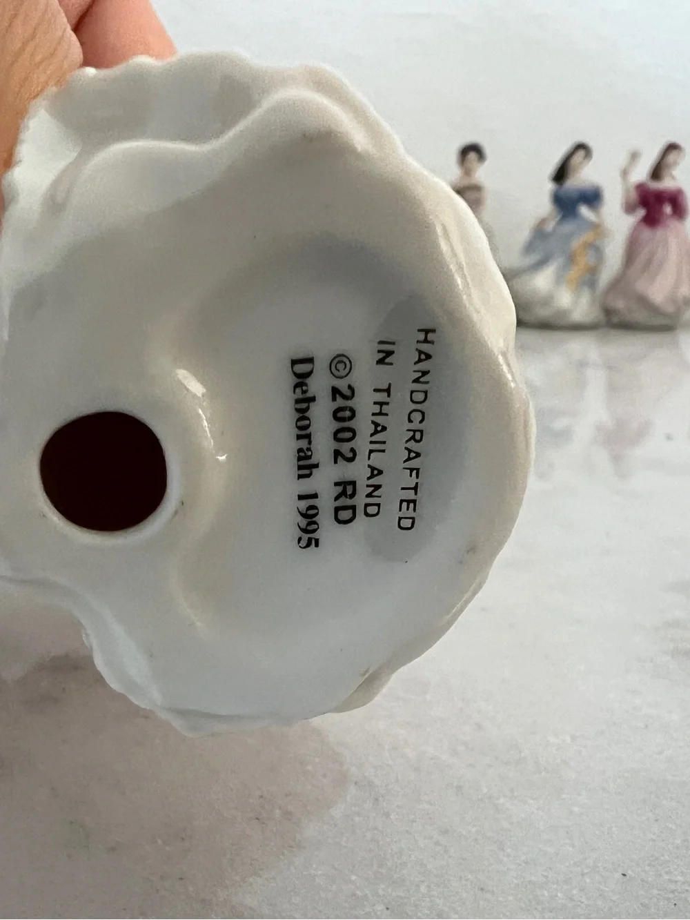 Royal Doulton 2002 Set Of 10 TINY PRETTY LADIES  Mini 2.5” Porcelain Figurines